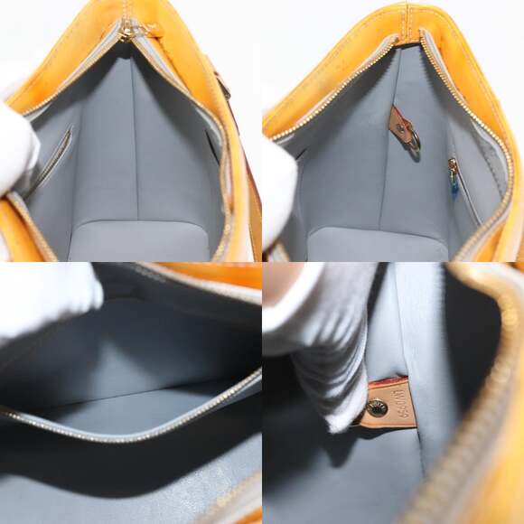 LOUIS VUITTON Monogram Vernis Houston Hand Bag Gris M91053 - Picture 12 of 12